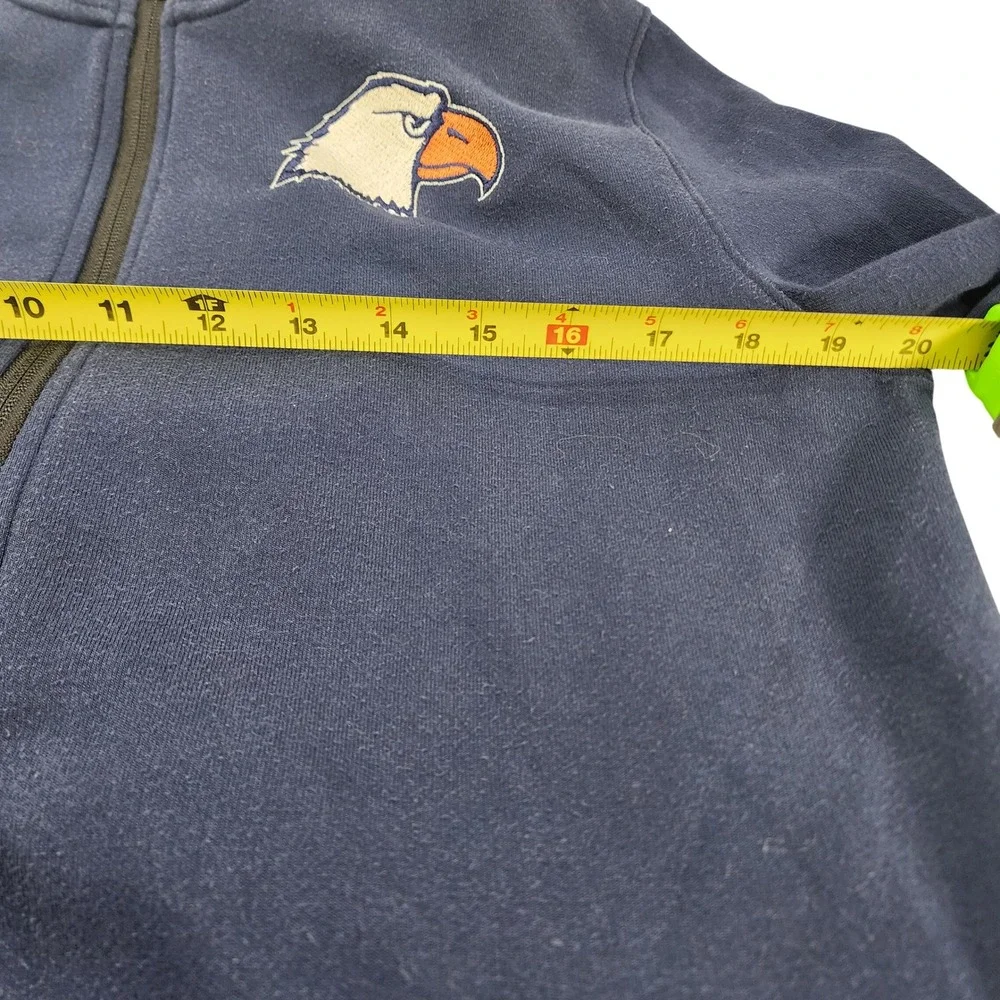 Nike Carson Newman Eagles Dri-FIT Full Zip Hoodie Navy Blue Mens Medium